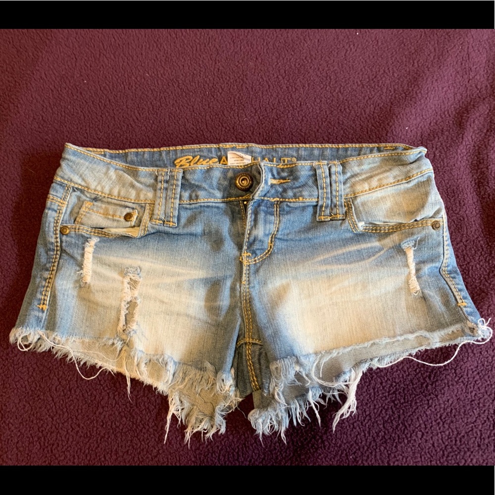Blue jean shorts